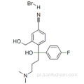 Benzonitryl, 4- [4- (dimetyloamino) -1- (4-fluorofenylo) -1-hydroksybutylo] -3- (hydroksymetylo) -, bromowodorek (1: 1) CAS 103146-26-5